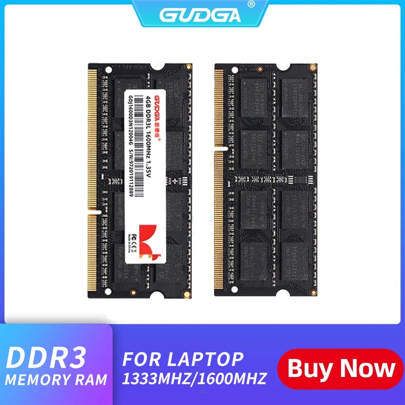 GUDGA Memoria Ram DDR3 8G 4G 2G Sodimm ޸ Ddr3 8gb Ʈ ޸ 1600MHz 1333MHz Ʈ ޸  AMD Ʈ Acer 8942G 204 Ʈ